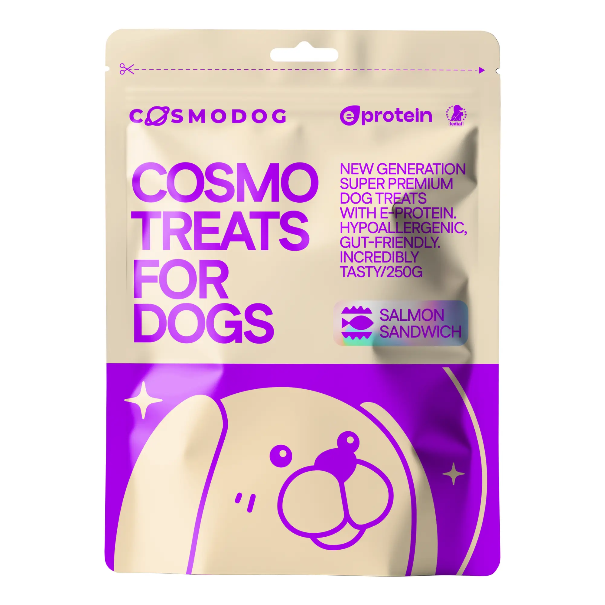 Cosmo Treats for Dogs Salmon Sandwich Cosmo Pets