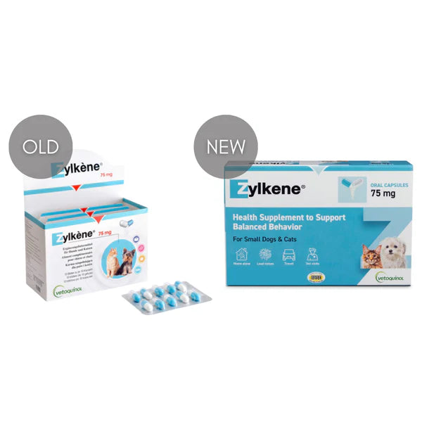 Zylkene Supplement for Small Dogs & Cats 10 Capsules 75mg