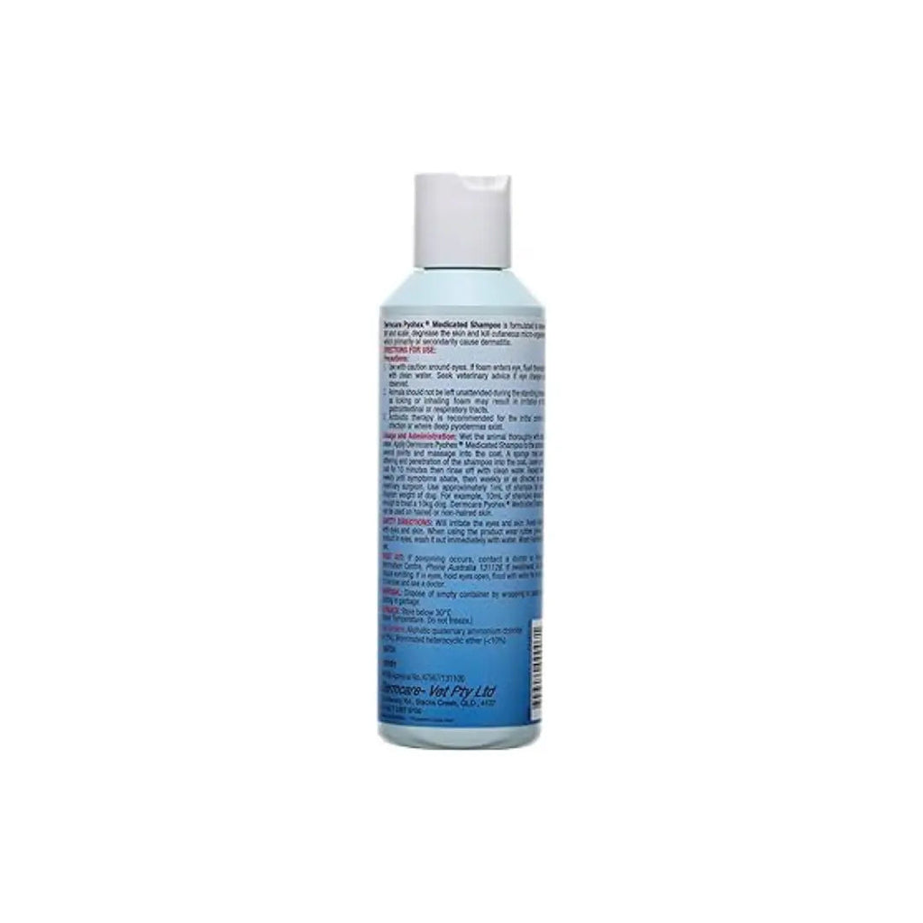 Dermcare Pyohex Medicated Pet Shampoo 250ml Dermcare