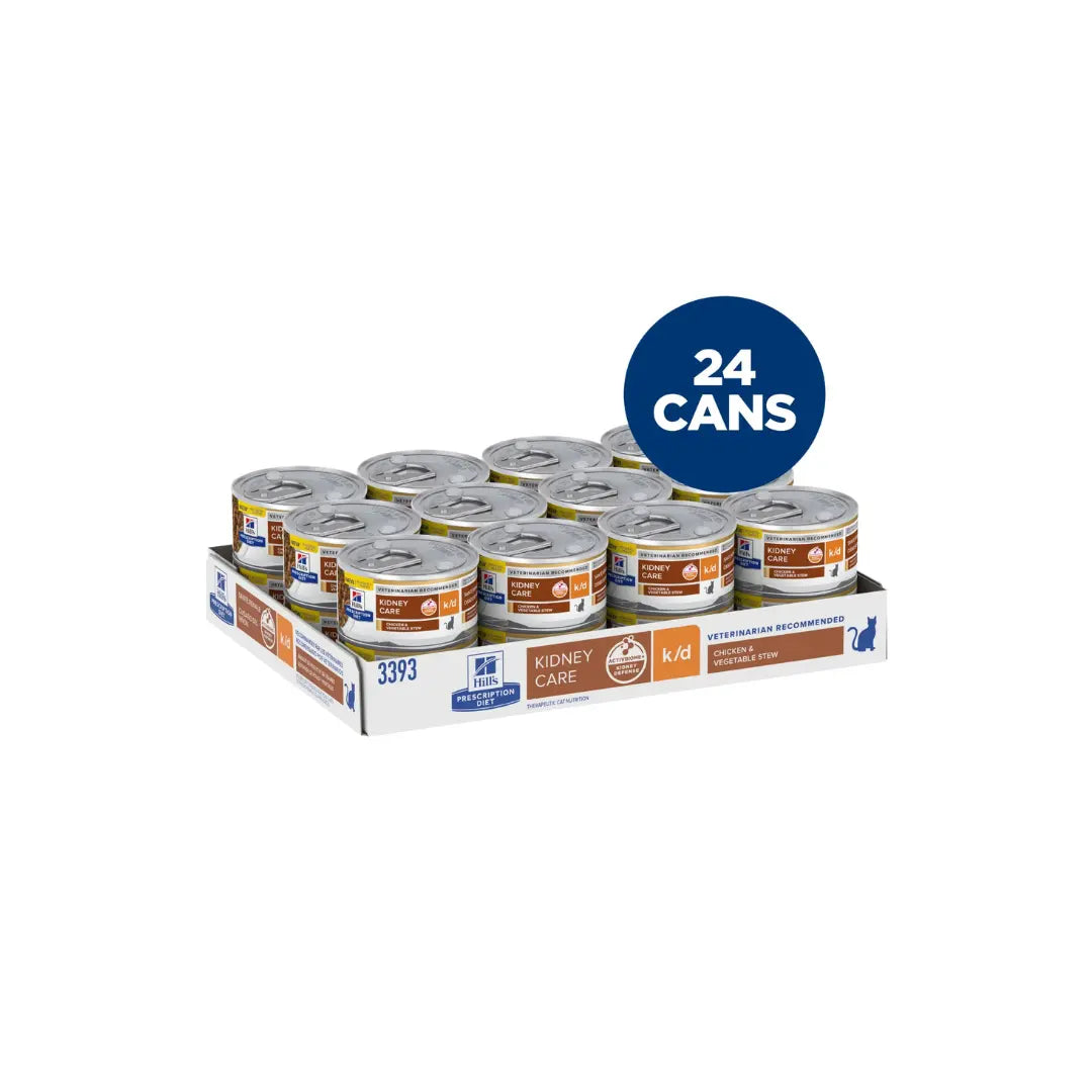 Hill’s Prescription Diet k/d Feline with Stew with Chicken & added Vegetables 82g Hills