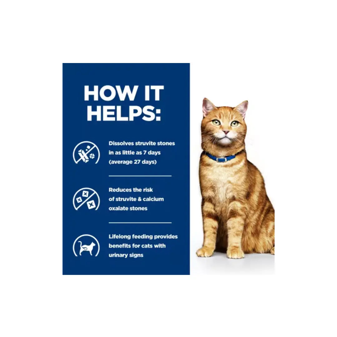 Hill’s Prescription Diet c/d Multicare Urinary Care Wet Cat Food with Chicken Pouches 85g Hills