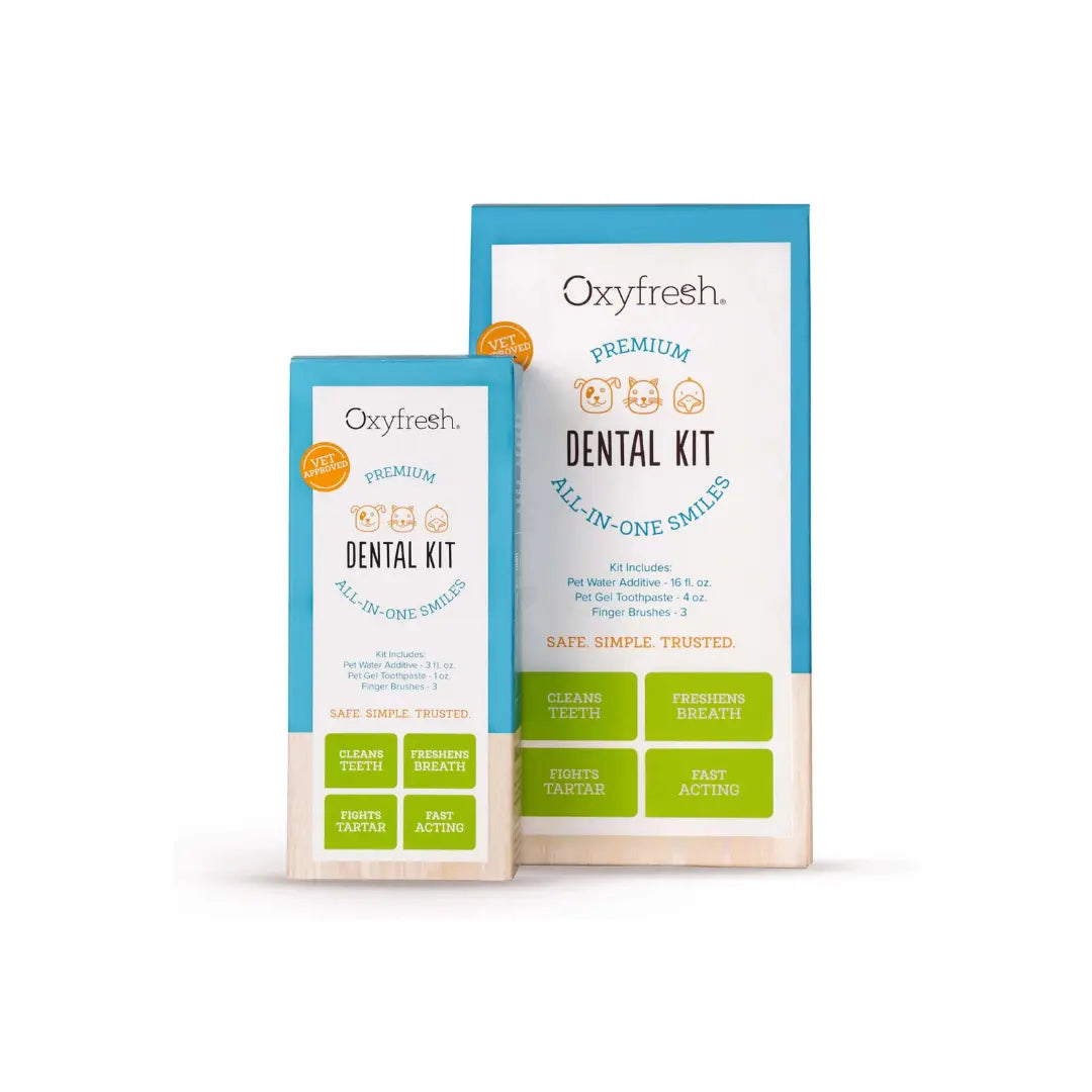 Oxyfresh Premium Pet Dental Kit for Dogs & Cats Oxyfresh