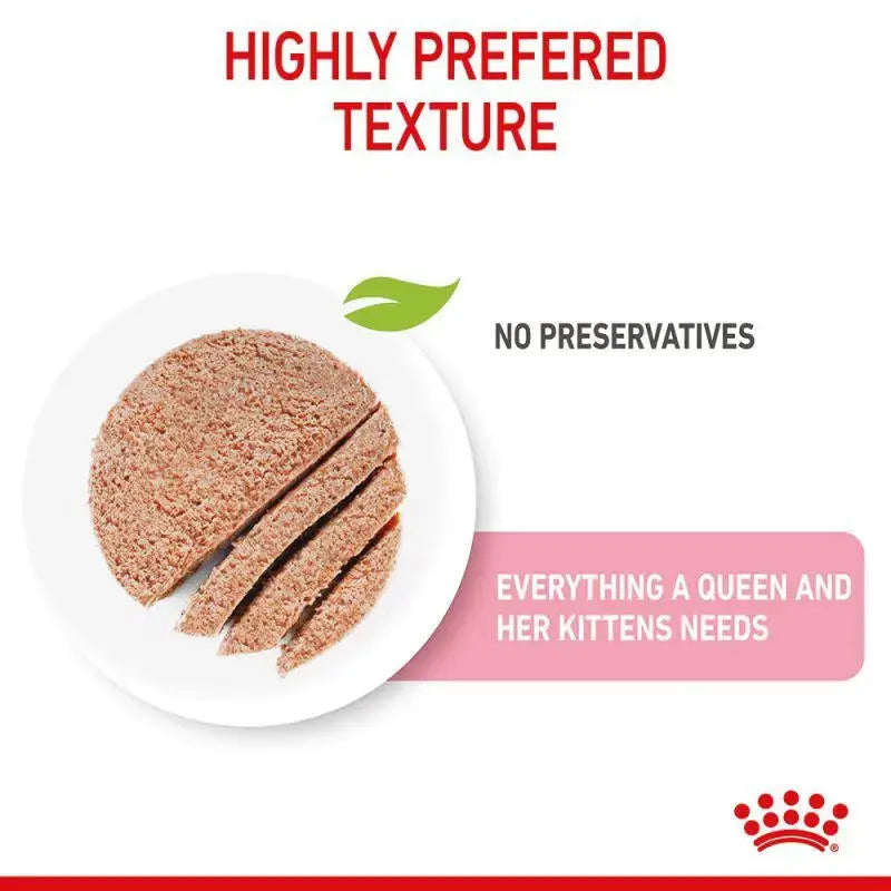 Royal Canin Feline Mother and Babycat Mousse Wet Food Can 12x195g Royal Canin