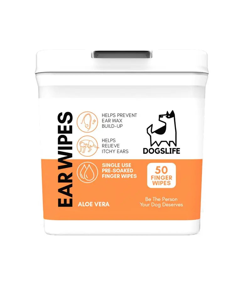 DogsLife Ear Wipes Aloe Vera Dog 50pcs DogsLife